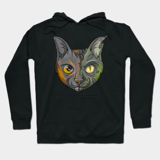 Cute Zombie Cat Hoodie